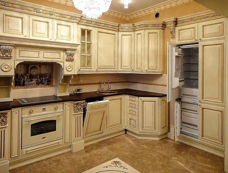 кухня для дома в классическом стиле
